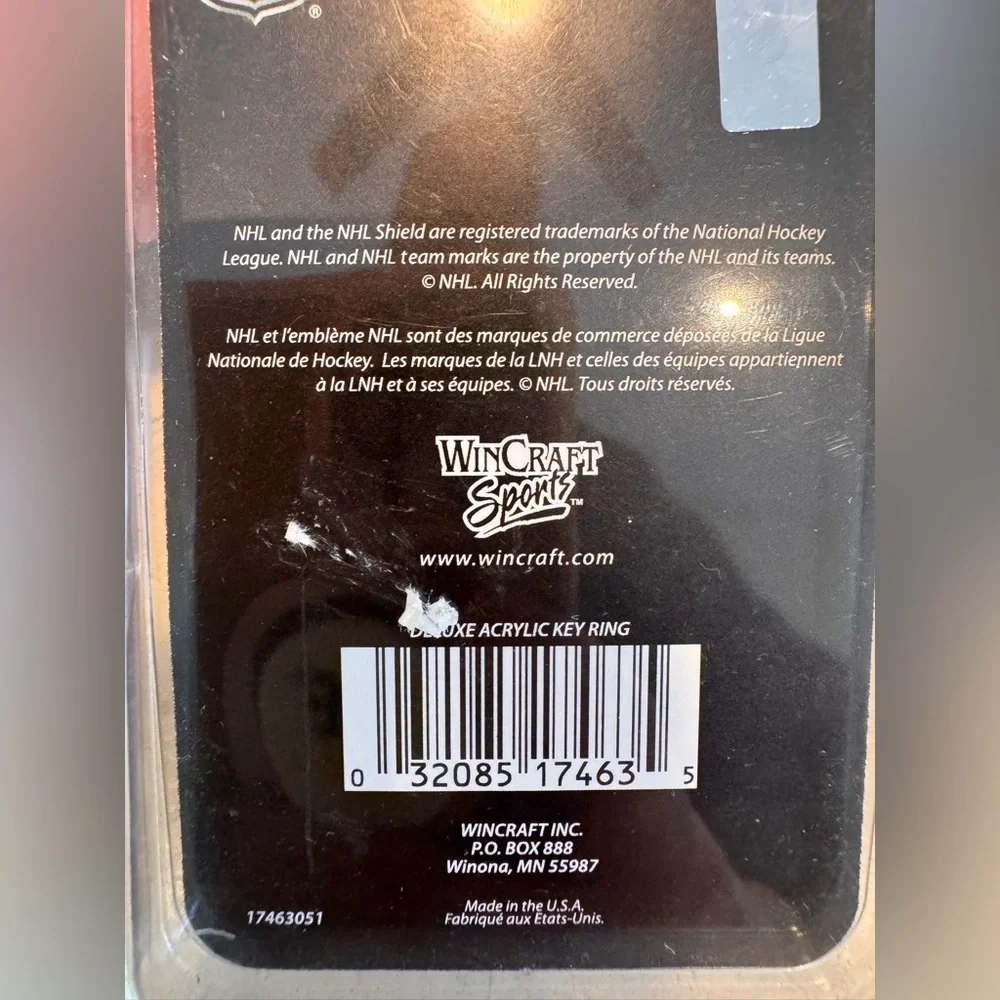 New York Islanders WinCraft Premium Acrylic Core Key Ring – Officially Licensed